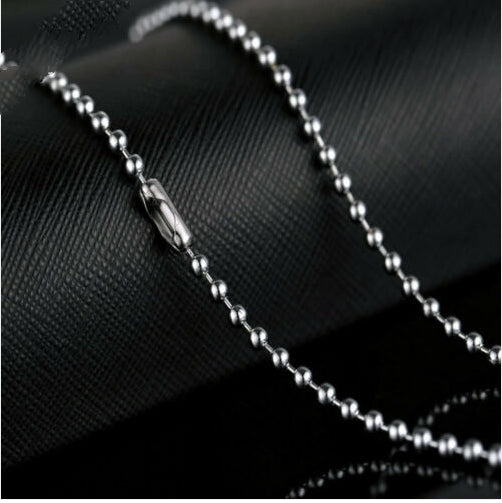 CHAÎNE À BILLES 58 cm RÉGLABLE